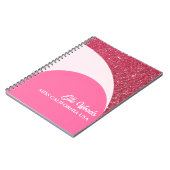 Cahier de Concours Pailleté Rose Clair (Côté gauche)