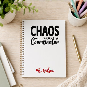 Cahier de coordinateur de chaos – Citation drôle d