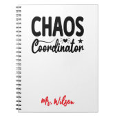 Cahier de Coordinateur de Chaos – Citation drôle p (Devant)