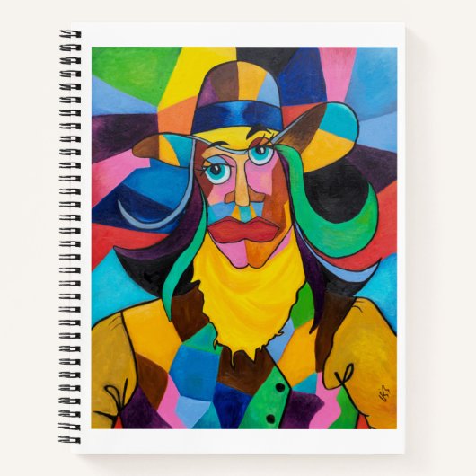 Cahier de cowgirl Cubist (Devant)