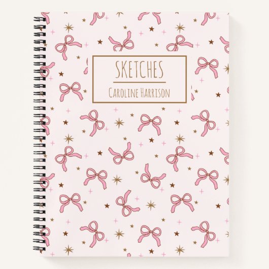 Cahier de croquis à personnaliser avec un nom et d (Devant)