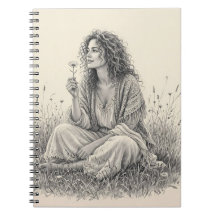 Cahier de croquis au crayon Rêveur Bohème