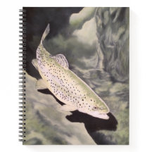 Cahier de croquis de truite
