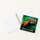 Cahier de croquis Panda Rouge (Intérieur)