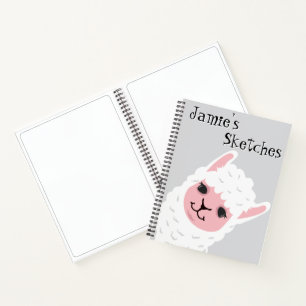 Cahier de croquis personnalisable pour enfants Lam