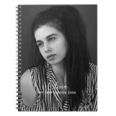 Cahier de croquis personnalisé avec collage de pho (Devant)