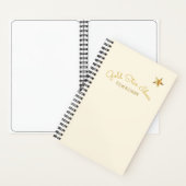 Cahier de croquis personnalisé Gold Star Ideas (À l'intérieur)