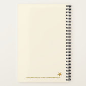 Cahier de croquis personnalisé Gold Star Ideas (Verso)