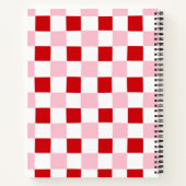 Cahier de croquis photo personnalisé Cerise rouge  (Dos)