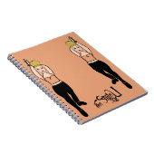Cahier de danseuse Rose / Noir (Côté Droit)