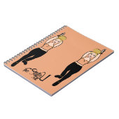 Cahier de danseuse Rose / Noir (Côté gauche)