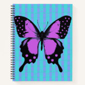 Cahier de design papillon punk joli (Devant)