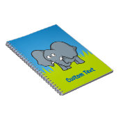 Cahier de dessin d'éléphant gris (Côté Droit)