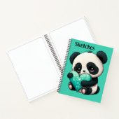 Cahier de dessin Mon Panda pour enfants  (Intérieur)