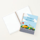 Cahier de dessin Thème Camion de Construction pour (Intérieur)