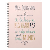 Cahier de devis d'enseignant personnalisé (Devant)