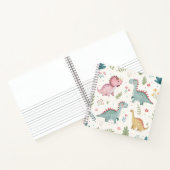 Cahier de dinosaures à l'aquarelle mignon pour enf (Intérieur)