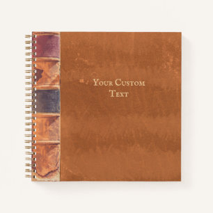 Cahier de Faux Leather Vintage Antique Journal