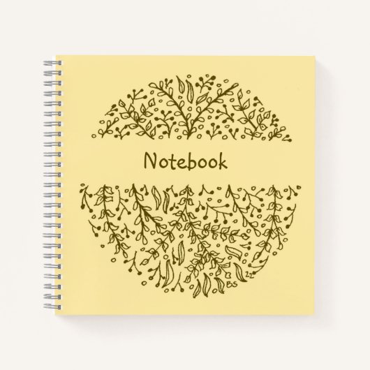 Cahier de feuilles d'automne (Devant)