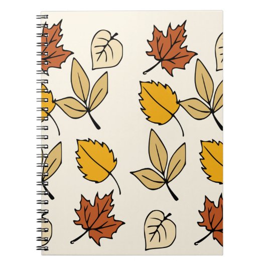 Cahier de feuilles d'automne (Devant)