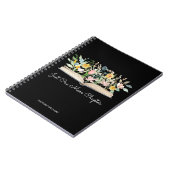 Cahier de fleurs à devis personnalisé aquarelle (Côté gauche)