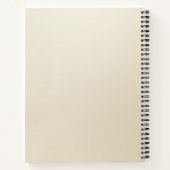 Cahier de Fleurs Blanches et Dorées (Dos)