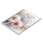 Cahier de Fleurs Chrétien "Sois Tranquille et Fleu (Côté gauche)