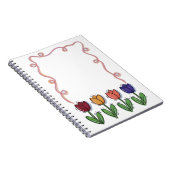 Cahier de fleurs de tulipes (Côté Droit)