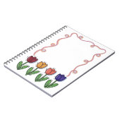 Cahier de fleurs de tulipes (Côté gauche)