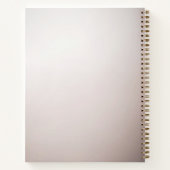 Cahier de Fleurs Roses et Blanches Douces (Dos)