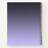Cahier de fleurs violettes à l'aquarelle (Dos)