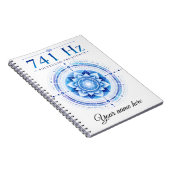 Cahier de fréquence Solfeggio 741 Hz personnalisé (Côté Droit)