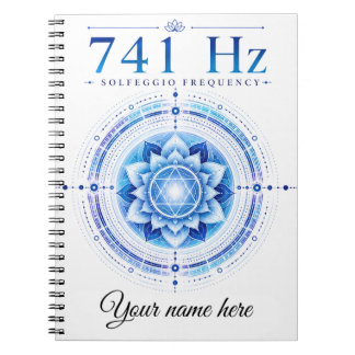 Cahier de fréquence Solfeggio 741 Hz personnalisé