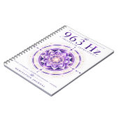Cahier de fréquence Solfeggio 963 Hz – Connexion d (Côté gauche)