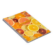 Cahier de fruit d'agrumes personnalisé – École Fra (Côté Droit)