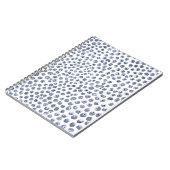 Cahier de fruits à la myrtille aquarelle bleue bla (Côté gauche)