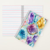 Cahier de gemme cristalline aquarelle (À l'intérieur)