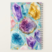 Cahier de gemme cristalline aquarelle (Verso)