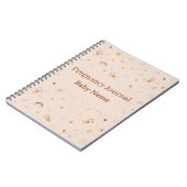 Cahier de grossesse mignon pour le nom de bébé - S (Côté gauche)