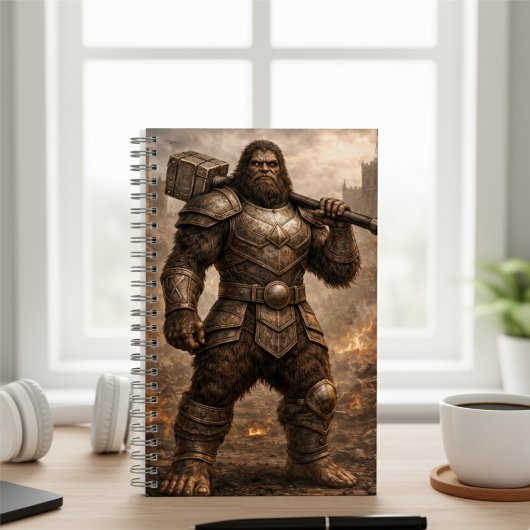Cahier de guerrier troll – Journal d'art fantastiq