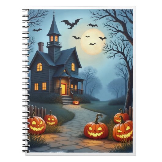 Cahier de Halloween effrayant (Devant)
