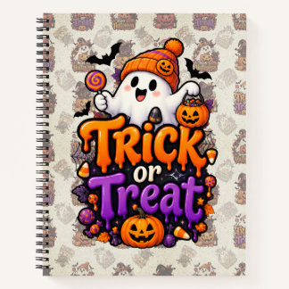 Cahier de Halloween Fantôme de Trick or Treat Mign