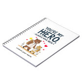 Cahier de héros pour la fête des pères (Côté gauche)