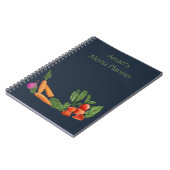 Cahier de jardin potager personnalisé bleu (Côté gauche)
