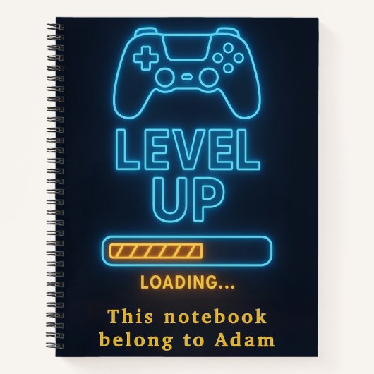 Cahier de jeu personnalisé pour garçons (Devant)