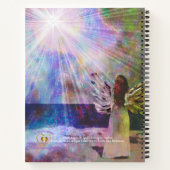 Cahier de Journal Ange de Lumière de Plage (Dos)