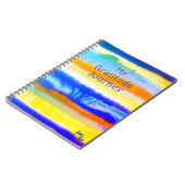 Cahier de journal en spirale à l'horizon SPWW (Côté gauche)