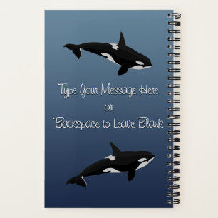 Cahier de la Baleine Orque Carnet de l'Étoile Noir