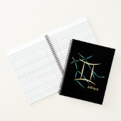 Cahier de la constellation zodiacale Gémeaux (Intérieur)