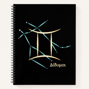 Cahier de la constellation zodiacale Gémeaux
